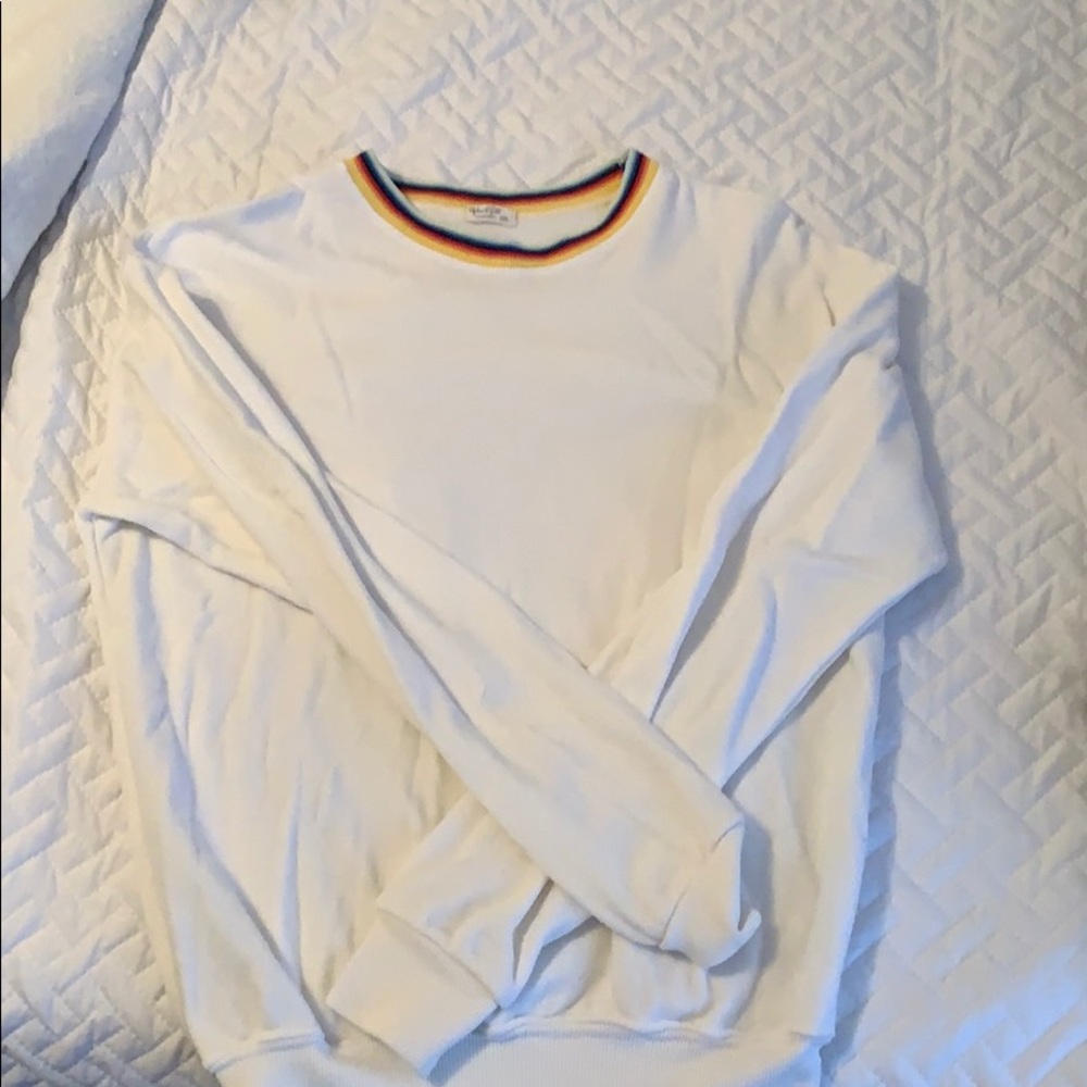 Brandy Melville white crewneck